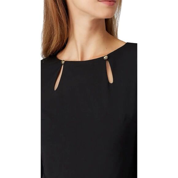 CATHERINE DEANE Metallic Nicki Dress Size 2 MSRP: $475 - Picture 5 of 10